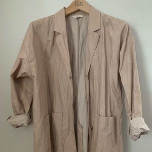 EILEEN FISHER Organic Cotton Steel Jacket